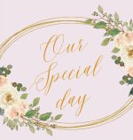 Our Special day, wedding guest book to sign (Hardback)
