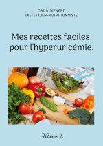 Mes recettes faciles pour l'hyperuricemie.