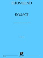 Rosace pour clarinette, violon, violoncelle et piano ---- Conducteur et parties séparées