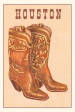 Vintage Journal Fancy Cowboy Boots, Houston