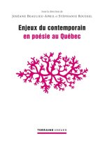 ENJEUX CONTEMPORAINS EN POESIE AU QUEBEC