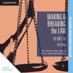 Cambridge Making and Breaking the Law VCE Units 1&2 Teacher Resource (Card)