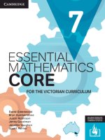Essential Mathematics CORE for the Victorian Curriculum 7