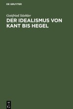 Der Idealismus von Kant bis Hegel
