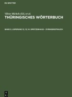 Thüringisches Wörterbuch, Band 5, Lieferung 12, 13, 14, Spritzenhaus ? Syringenstrauch