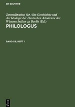 Philologus, Band 116, Heft 1, Philologus Band 116, Heft 1