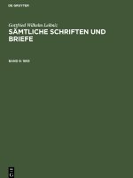 Sämtliche Schriften und Briefe, Band 9, 1693