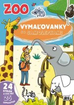 Vymaľovanky so samolepkami - ZOO (A4)