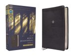 Niv, Men's Devotional Bible, Large Print, Leathersoft, Black, Comfort Print