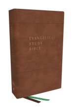 Nkjv, Evangelical Study Bible, Leathersoft, Brown, Red Letter, Comfort Print: Christ-Centered. Faith-Building. Mission-Focused.
