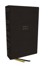 Kjv, Center-Column Reference Bible with Apocrypha, Leathersoft, Black, 73,000 Cross-References, Red Letter, Comfort Print: King James Version