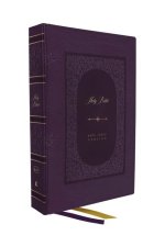 KJV Bible, Giant Print Thinline Bible, Vintage Series, Leathersoft, Purple, Red Letter, Thumb Indexed, Comfort Print: King James Version