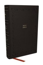 NKJV, Compact Paragraph-Style Reference Bible, Leathersoft, Black, Red Letter, Comfort Print