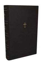 NKJV, Compact Paragraph-Style Reference Bible, Leathersoft, Black with zipper, Red Letter, Comfort Print