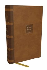 KJV Holy Bible, Compact Reference Bible, Leathersoft, Brown, 43,000 Cross-References, Red Letter, Comfort Print