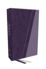 NKJV Study Bible, Leathersoft, Purple, Full-Color, Thumb Indexed, Comfort Print: The Complete Resource for Studying God's Word