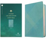 NLT Student Life Application Study Bible, Filament Enabled Edition (Red Letter, Leatherlike, Teal Blue Striped)