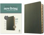 NLT Large Print Thinline Reference Bible, Filament Enabled Edition (Red Letter, Genuine Leather, Olive Green, Indexed)
