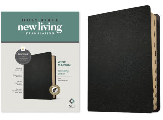 NLT Wide Margin Bible, Filament Enabled Edition (Red Letter, Genuine Leather, Black, Indexed)