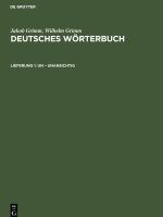 Deutsches Wörterbuch, Lieferung 1, Un ? Unansichtig