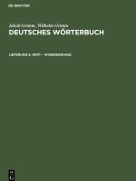 Deutsches Wörterbuch, Lieferung 5, Wirt ? Wissensdrang