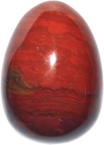 Oeuf Jaspe Rouge - Pièce de 30 x 45 mm
