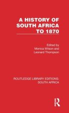 History of South Africa to 1870