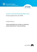 Leistungsskalierung ultrakurz gepulster radial polarisierter Laserstrahlung