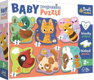 Baby puzzle Zvířátka 6v1
