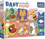 Baby puzzle Zvířátka 6v1