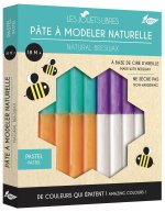PÂTE À MODELER CIRE D'ABEILLE -  4 COULEURS PASTEL