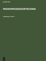 Mikroprozessortechnik, Jahrgang 3, Heft 3, Mikroprozessortechnik Jahrgang 3, Heft 3