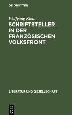 Schriftsteller in der französischen Volksfront