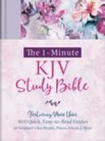 The 1-Minute KJV Study Bible (Lavender Petals): Featuring More Than 800 Quick, Easy-To-Read Entries on Scripture's Key People, Places, Events, and Mor
