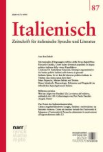Italienisch Band 87 | 44. Jahrgang,  Heft 1