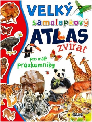 Velký samolepkový atlas zvířat