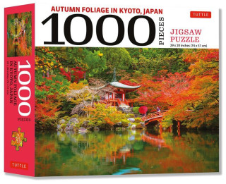Autumn Foliage in Kyoto, Japan - 1000 Piece Jigsaw Puzzle: Finished Size 29 X 20 Inch (74 X 51 CM)