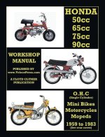 HONDA 50cc, 65cc, 70cc & 90cc OHC SINGLES 1959-1983 ALL MODELS WORKSHOP MANUAL