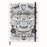 Moleskine Unplanned Planner - Lorenzo Petrantoni, Wochen-Notizkalender, XL, Fester Einband