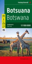 Botsuana, Straßenkarte 1:1.100.000, freytag & berndt