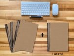A 4 Notizbuch - Set, 3+1 gratis, Luxury 80 Seiten MUSKAT Designerecycling, punktiert 5x5mm