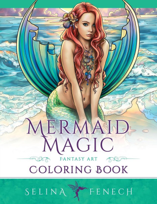 Mermaid Magic Fantasy Art Coloring Book