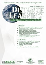 Distance Learning  Volume 19, Issue 1 2022