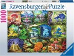 Ravensburger Puzzle Barevné houbičky 1000 dílků