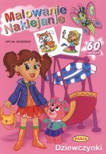 Malowanie naklejanie - dziewczynki