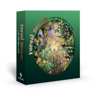 Forest Dream: A Flow State Circular Jigsaw Puzzle