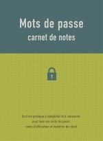 Mots de passe carnet de notes