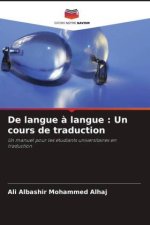 De langue ? langue : Un cours de traduction