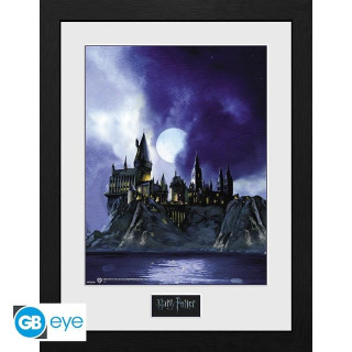 Harry Potter Zarámovaný plakát - Bradavický hrad