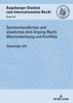 Sportverbandliches und staatliches Anti-Doping-Recht Wechselwirkung und Konflikte